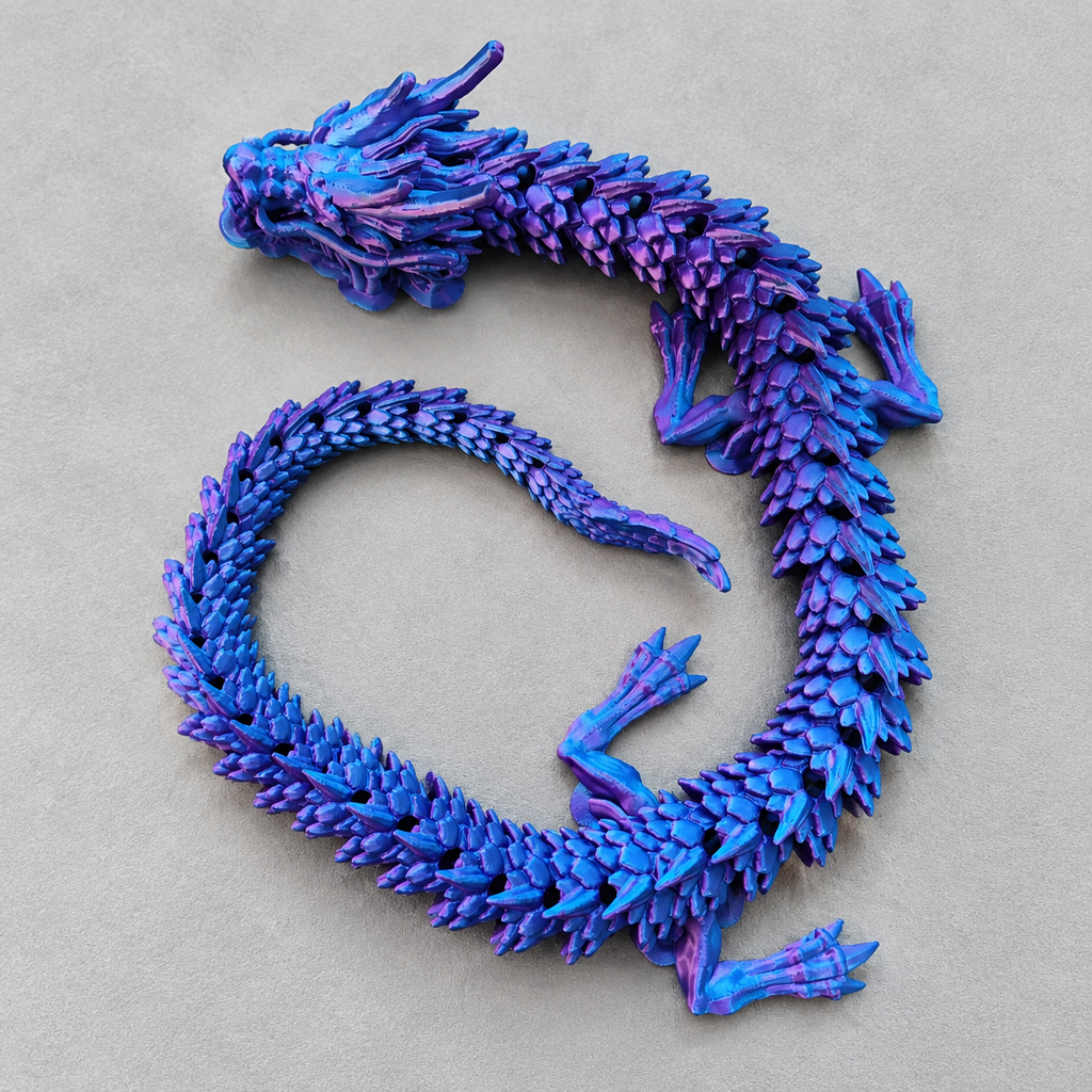 اژدهای مفصلی (Articulated Dragon) | محصول پرینت سه‌بعدی نیلی استور