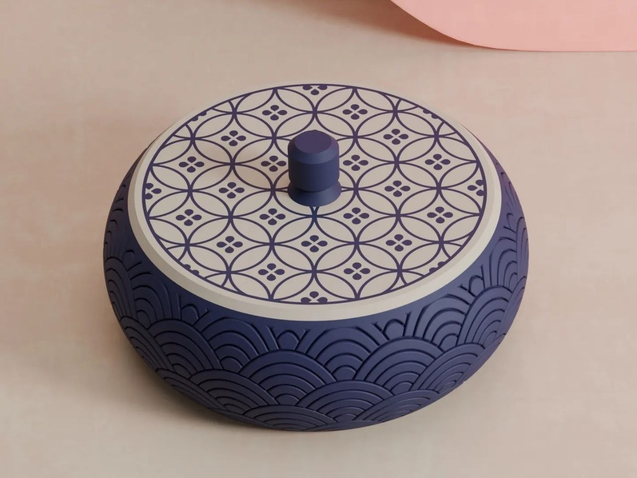 باکس نظم‌دهنده درب‌دار طرح هندسی